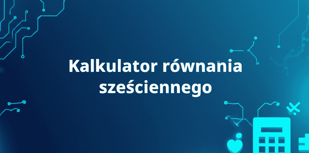 Kalkulator równania sześciennego – ilustracja interfejsu